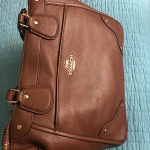 Coach purse brown